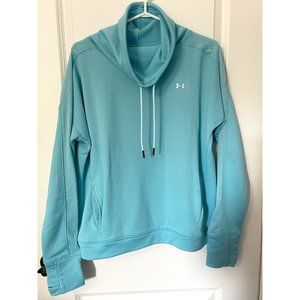 Under Armour Slouch Neck Pullover - Blue, LG